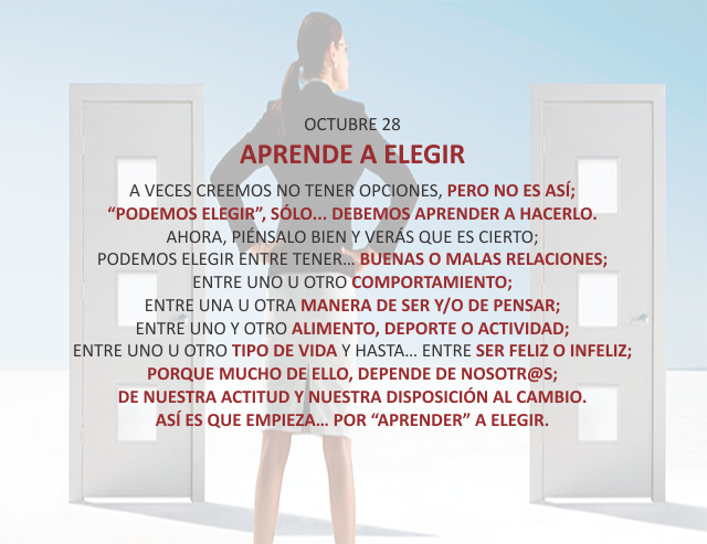 Aprende a elegir